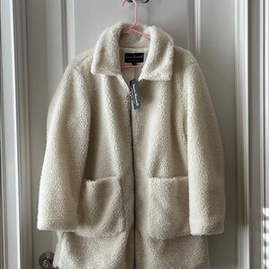 Jason Maxwell Cream Teddy Jacket